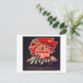 Hopi Oranje LabelRedlands, CA Briefkaart (Staand voorkant)