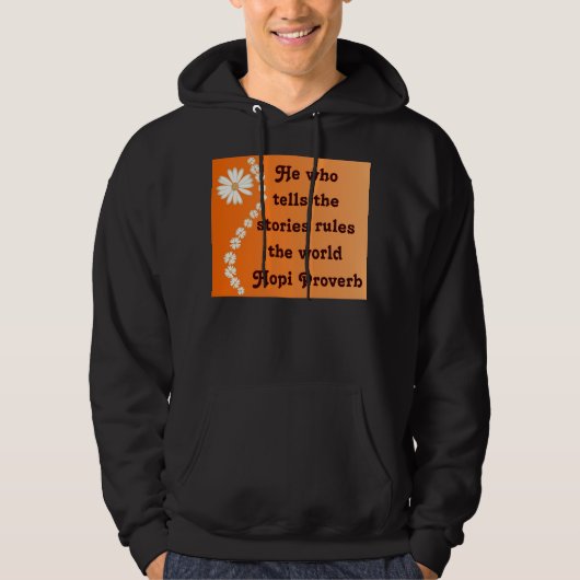 Hopi proverb mannen hoodie (Voorkant)