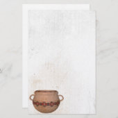 Hopi Pueblo Pottery Station Briefpapier (Voorkant / Achterkant)