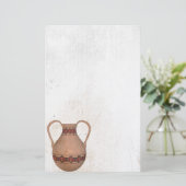 Hopi Pueblo Pottery Station Briefpapier (Staand voorkant)