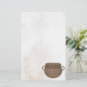 Hopi Pueblo Pottery Station Briefpapier (Staand voorkant)