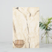 Hopi Pueblo Pottery Station Briefpapier (Staand voorkant)