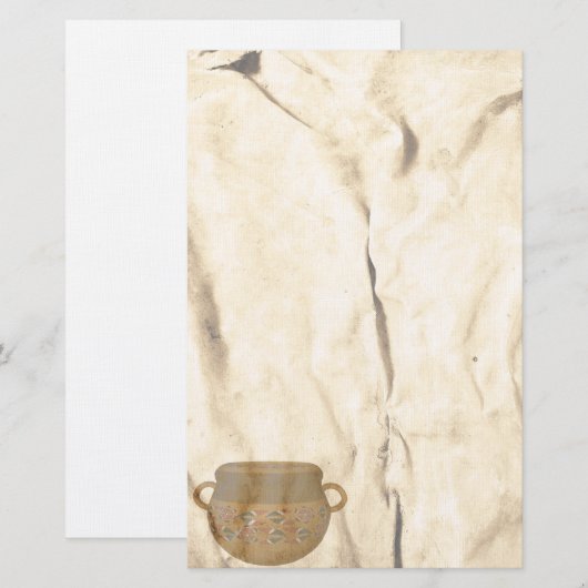 Hopi Pueblo Pottery Station Briefpapier (Voorkant / Achterkant)