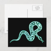 Hopi Snake Motif  Native American Briefkaart (Voorkant / Achterkant)