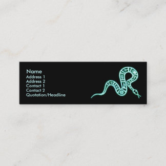 Hopi Snake Motif Native American Mini Visitekaartje