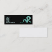 Hopi Snake Motif Native American Mini Visitekaartje (Voorkant / Achterkant)