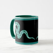 Hopi Snake Motif Native American Mok (Voorkant links)