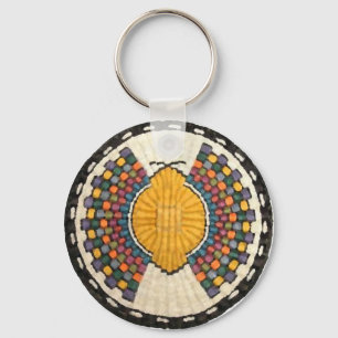 Hopi Snake Motif Native American Sleutelhanger