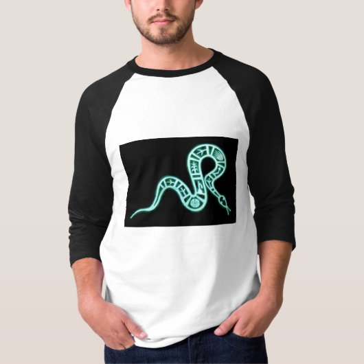 Hopi Snake Motif  Native American T-shirt (Voorkant)