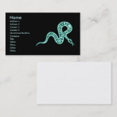 Hopi Snake Motif  Native American Visitekaartje (Voorkant / Achterkant)