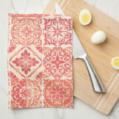 Hopia Orange Theedoek (Quarter Fold)