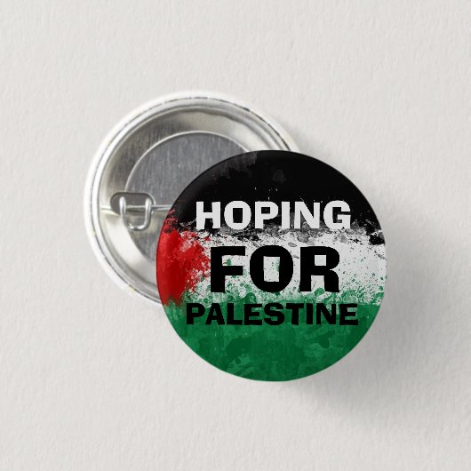 HOPING FOR PALESTINE Button (Voorkant /achterkant)