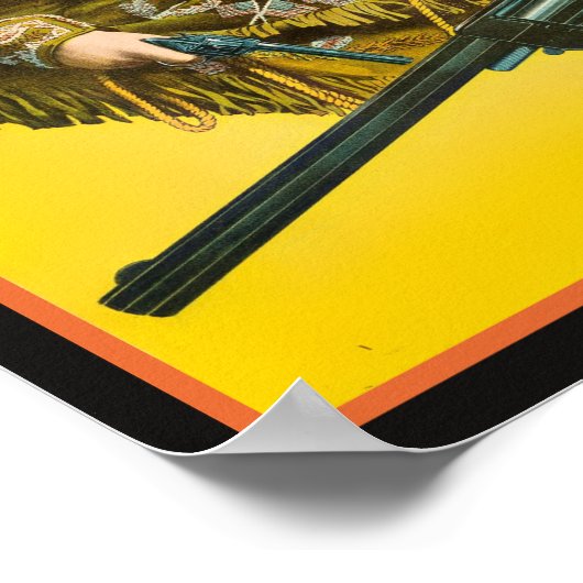 Hopkins & Allen Wild West Revolver Poster (Hoek)