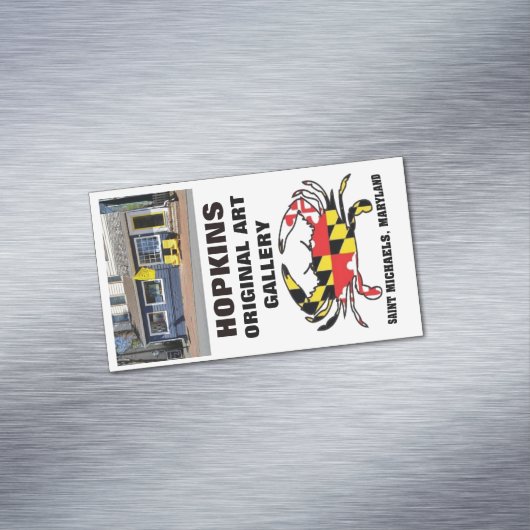 HOPKINS ART GALLERY MAGNETISCH VISITEKAARTJE (Voorbeeld)