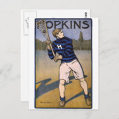 Hopkins Lacrosse 1902 - Bristow Adams Briefkaart (Voorkant / Achterkant)