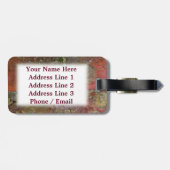 Hopkins Roos Nudibranch Bagagelabel (Achterkant horizontaal)