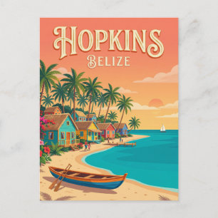 Hopkins Village Belize wordt Briefkaart