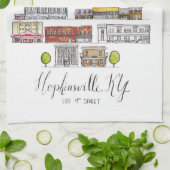 Hopkinsville, KY Kitchen Towel Theedoek (Gevouwen)