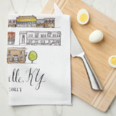 Hopkinsville, KY Kitchen Towel Theedoek (Quarter Fold)