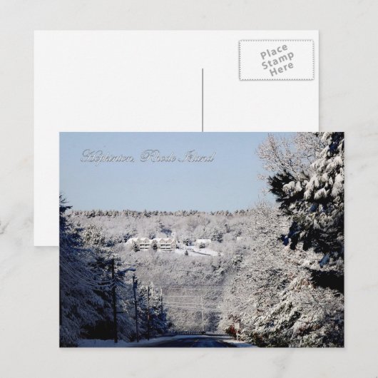 Hopkinton, Briefkaart Rhode Island (Voorkant / Achterkant)