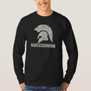 Hoplite Macedonische Balkanrepubliek Macedonië T-shirt