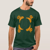 Hoplites die op het oude Griekse aardewerk van Dol T-shirt (Voorkant)