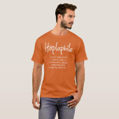 Hoplofiel - Handschrift - Donkere T-shirt (Voorkant volledig)