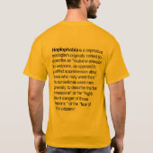 Hoplophobe - Dianne Feinstein T-shirt (Achterkant)