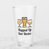 Hopped Up Beer Review - PABIYF Pint Glass Glas (Voorkant)
