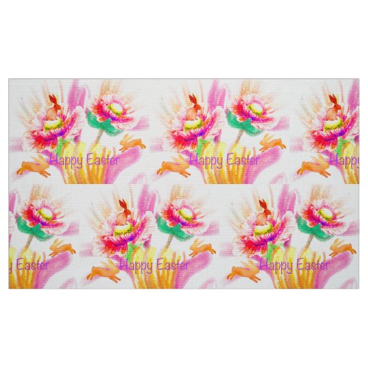 Hoppen door Bloemen Stof (Fat Quarter)