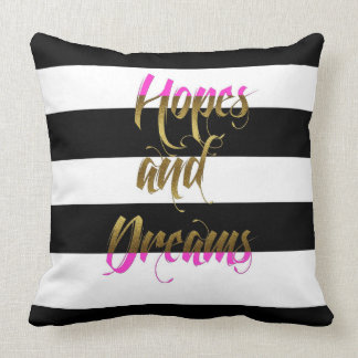 Hoppen en dromen Roze Metallic Pillow Kussen