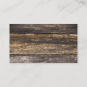 Hoppen | Houten Planken | Bierglas Visitekaartje (Achterkant)