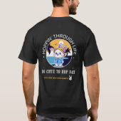 Hoppend door het leven t-shirt (Achterkant)