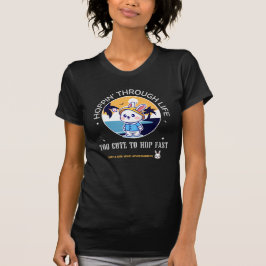 Hoppend door het leven t-shirt