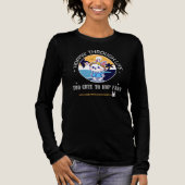 Hoppend door het leven Tri-Blend shirt (Voorkant)