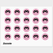 Hoppend in de Liefde - Knuffel Konijnen Sticker (Vel)