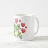 hoppende kikker koffiemok (Voorkant rechts)