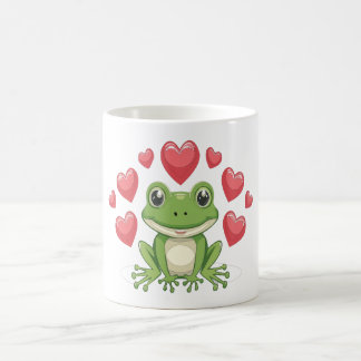 hoppende kikker koffiemok