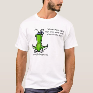 hopper-meditating_DarkTS, "Als je een vuist maakt, T-shirt