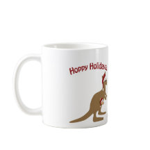 Hoppie Feestdagen! kerstmis Kangaroo