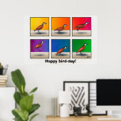 Hoppie vogeldag! poster (Thuiskantoor)
