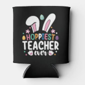 Hoppiest leraar ooit school paashaas eieren blikjeskoeler (Voorkant)