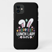 Hoppiest Lunch Lady School Paashaas Eieren Case-Mate iPhone Case (Achterkant)