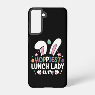 Hoppiest Lunch Lady School Paashaas Eieren Samsung Galaxy Hoesje