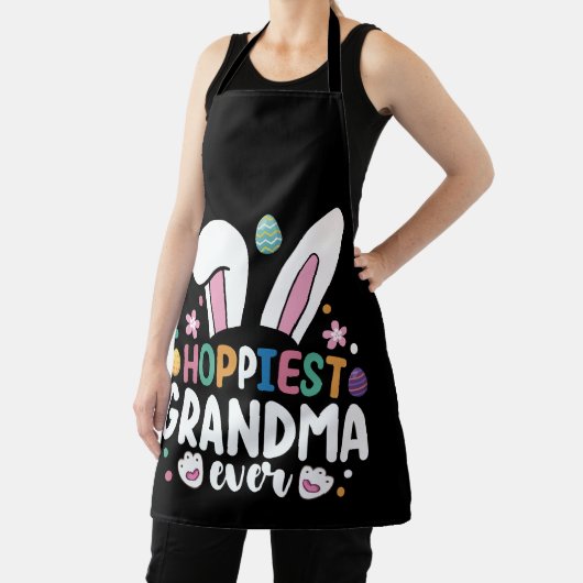 Hoppiest oma ooit moeder familie paashaas eieren schort (Insitu)