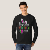 Hoppiest Rad Tech Ever Bunny Ears Buffalo Play Ea T-shirt (Voorkant volledig)