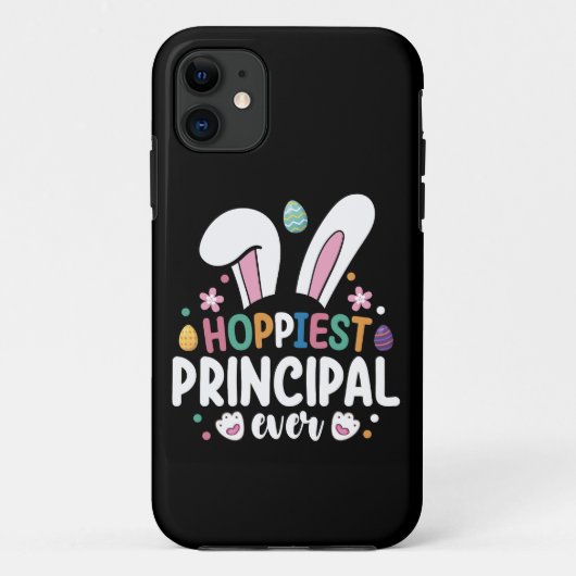 Hoppiest schoolhoofd ooit paashaas eieren Case-Mate iPhone case (Achterkant)