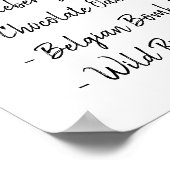 Hoppily Ever After Bierkaart Bruiloft Bridal Showe Poster (Hoek)