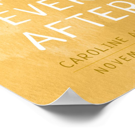 Hoppily Ever After Co-Ed Wedding Vrijgezellenfeest Poster (Hoek)