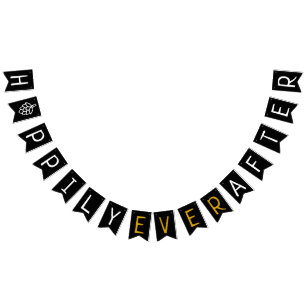 Hoppily Ever After Co-Ed Wedding Vrijgezellenfeest Vlaggetjes